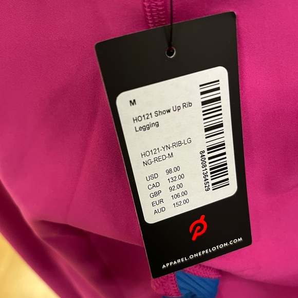 NWT PELOTON SHOW UP RIB LEGGINGS size M - Picture 14 of 16